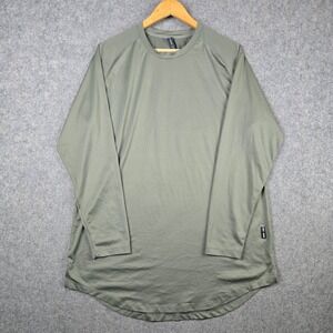 ASRV DSG-0659 Shirt Mens XL Green Long Sleeve Performance Training Gym Tee